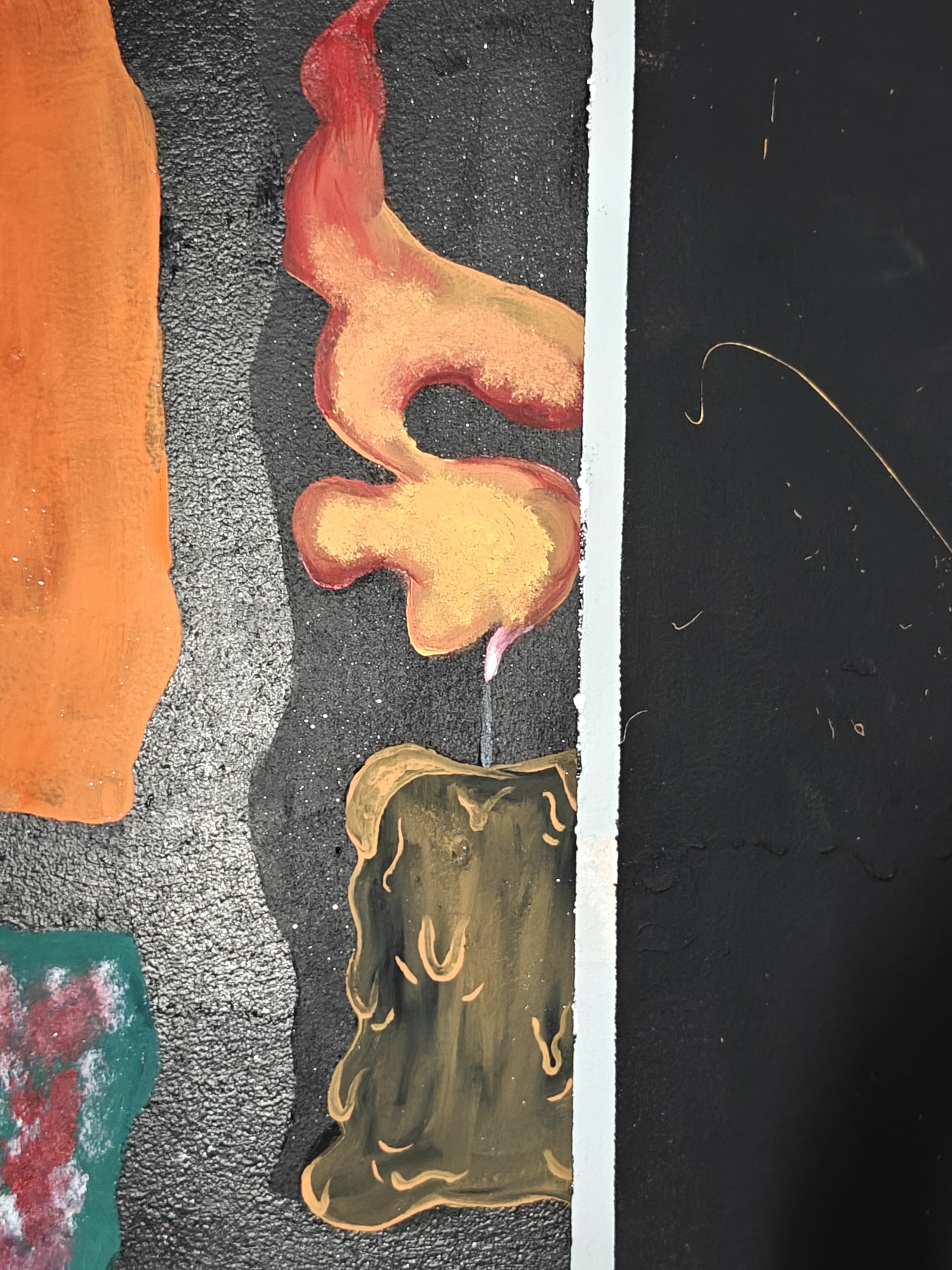 Original painted surface